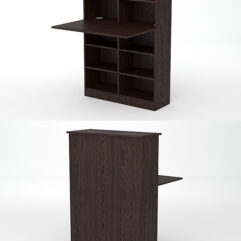 Модуль с царгой и столешницей СТАЙЛ №1В, Дуб Венге