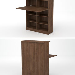 Модуль с царгой и столешницей СТАЙЛ №1В, Орех