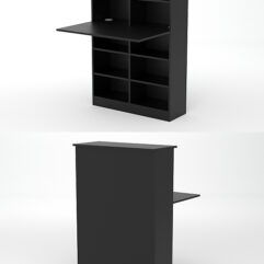 Модуль с царгой и столешницей СТАЙЛ №1В, Черный