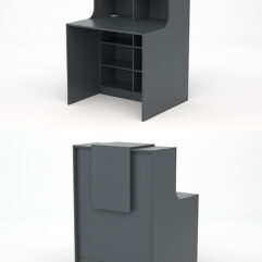 Ресепшн СТАЙЛ №1В, Темно-Серый