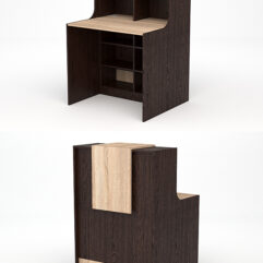 Ресепшн СТАЙЛ №1В, Дуб Венге и Дуб Сонома