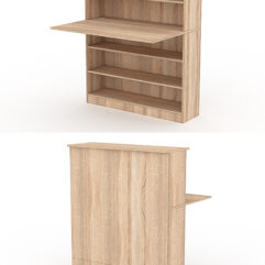 Модуль с царгой и столешницей СТАЙЛ №2А, Дуб Сонома