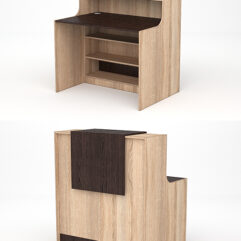 Ресепшн СТАЙЛ №2А, Дуб Сонома + Дуб Венге