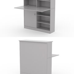 Модуль с царгой и столешницей СТАЙЛ №2Б, Серый