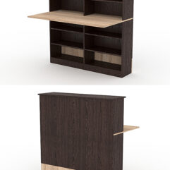 Модуль с царгой и столешницей СТАЙЛ №3А, Дуб Венге и Дуб Сонома