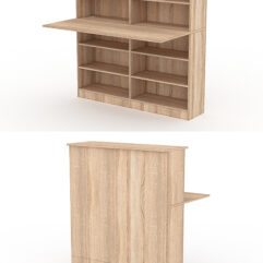 Модуль с царгой и столешницей СТАЙЛ №3А, Дуб Сонома