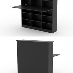 Модуль с царгой и столешницей СТАЙЛ №3Б, Черный