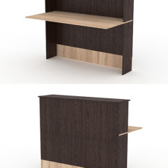 Модуль с царгой и столешницей СТАЙЛ №4А, Дуб Венге и Дуб Сонома