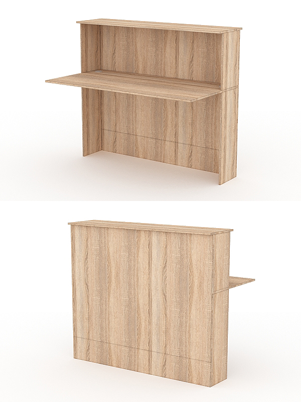 Модуль с царгой и столешницей СТАЙЛ №4А, Дуб Сонома