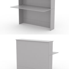 Модуль с царгой и столешницей СТАЙЛ №4А, Серый