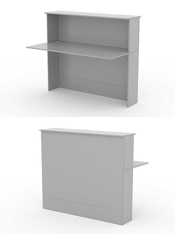 Модуль с царгой и столешницей СТАЙЛ №4А, Серый