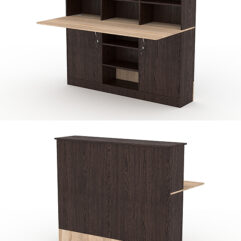 Модуль с царгой и столешницей СТАЙЛ №4Б, Дуб Венге и Дуб Сонома