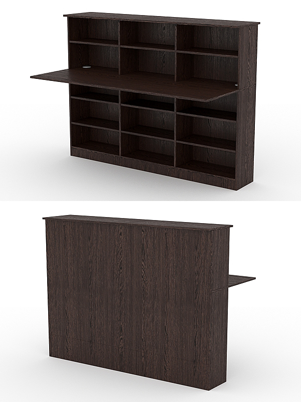 Модуль с царгой и столешницей СТАЙЛ №5А, Дуб Венге