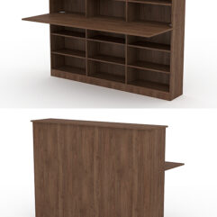 Модуль с царгой и столешницей СТАЙЛ №5А, Орех