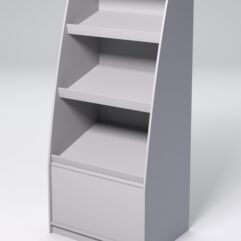 Стеллаж для хлеба КОЛОС №1, Серый