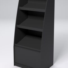 Стеллаж для хлеба КОЛОС №1, Черный