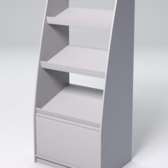 Стеллаж для хлеба КОЛОС №2, Серый