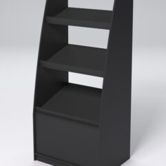 Стеллаж для хлеба КОЛОС №2, Черный