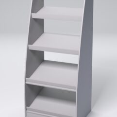 Стеллаж для хлеба КОЛОС №4, Серый