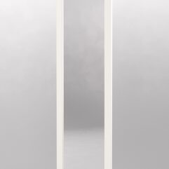 Зеркало для очков ЛОРНЕТ №1 вертикальное, Белый