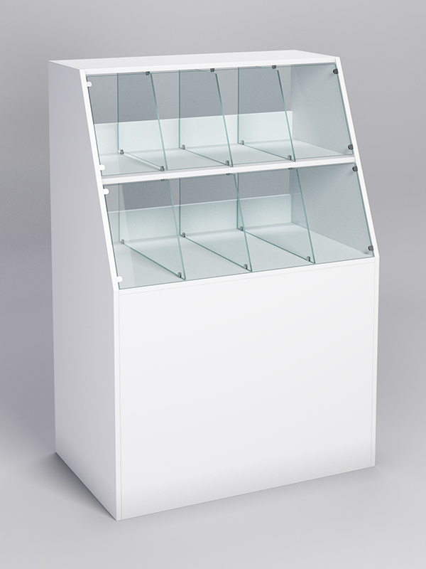 Прилавок для конфет и орехов №1, Белый