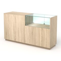 Кассовый стол КС №8-1А1С правый, Дуб Сонома