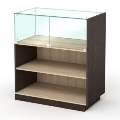 Прилавок КС №8С левый, Дуб Сонома + Дуб Венге