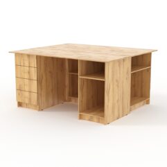 Стол раскройный для тканей №4, Дуб Золотистый