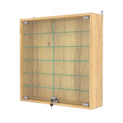 Витрина настенная №1-5А, Дуб Золотистый