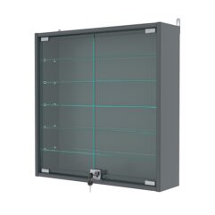 Витрина настенная №1-5А, Темно-Серый