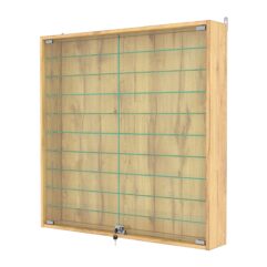 Витрина настенная №4-5А, Дуб Золотистый