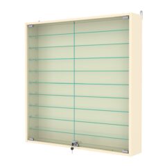 Витрина настенная №4-5А, Крем Вайс