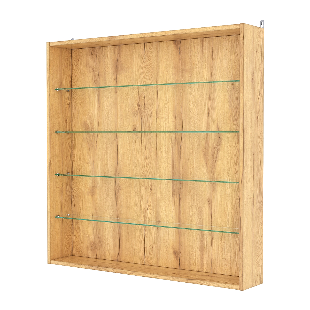 Витрина настенная №4-1Г, Дуб Золотистый