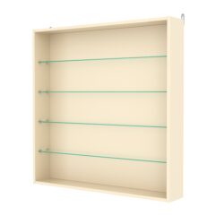 Витрина настенная №4-1Г, Крем Вайс