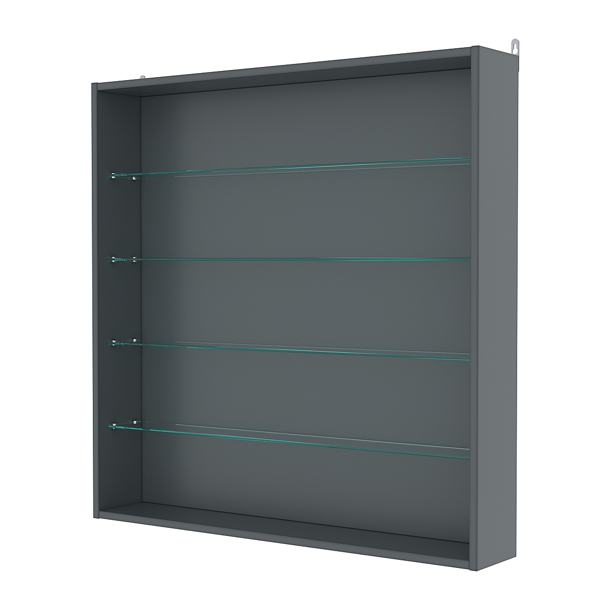 Витрина настенная №4-1Г, Темно-Серый