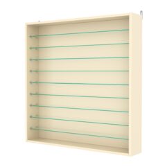 Витрина настенная №4-5Г, Крем Вайс