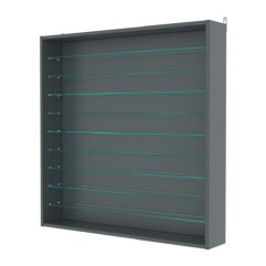 Витрина настенная №4-5Г, Темно-Серый