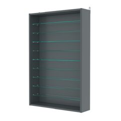 Витрина настенная №2-5Г, Темно-Серый