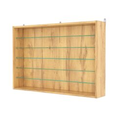 Витрина настенная №3-5Г, Дуб Золотистый