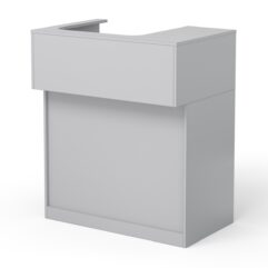 Кассовый стол Эксперт левосторонний, Серый