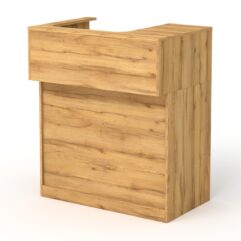 Кассовый стол Эксперт левосторонний, Дуб Золотистый