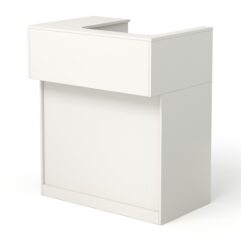 Кассовый стол Эксперт правосторонний, Белый