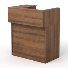 Кассовый стол Эксперт правосторонний, Орех