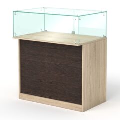 Прилавок Эксперт №9, Дуб Сонома + Дуб Венге