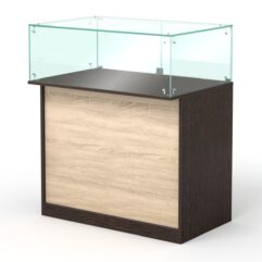 Прилавок Эксперт №9, Дуб Венге и Дуб Сонома