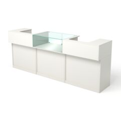 Комплект прилавков и кассовых столов Эксперт №1, Белый