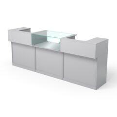 Комплект прилавков и кассовых столов Эксперт №1, Серый