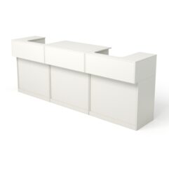 Комплект прилавков и кассовых столов Эксперт №2, Белый