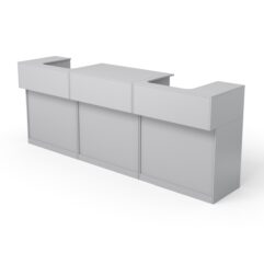 Комплект прилавков и кассовых столов Эксперт №2, Серый