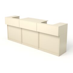 Комплект прилавков и кассовых столов Эксперт №2, Крем Вайс